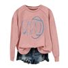 Unisex Fashion Print Long Sleeve Crewneck Sweatshirt for Casual Everyday Wear