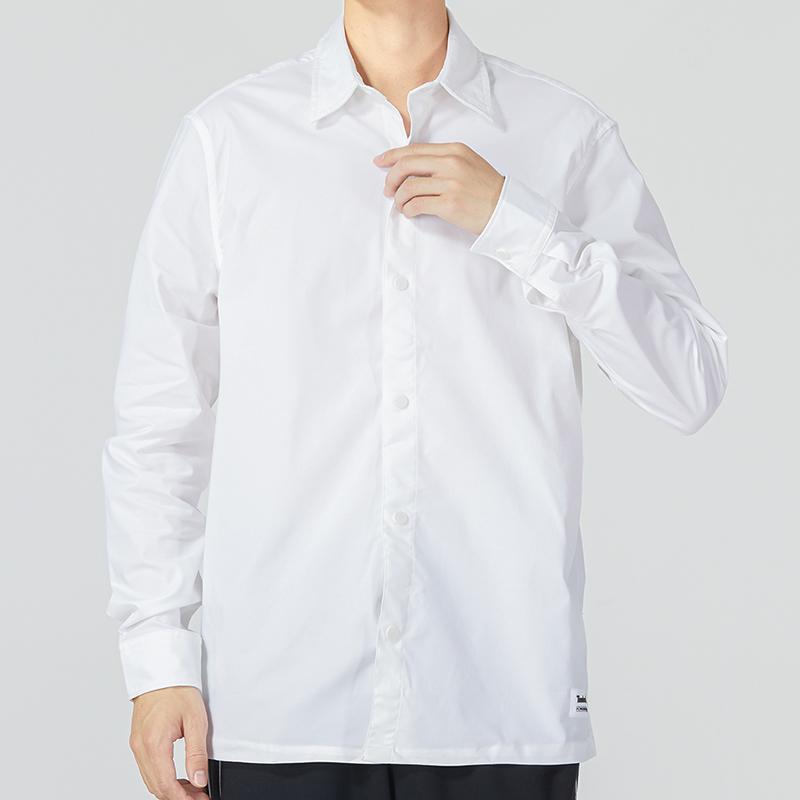 Timberland Af Ls Outlast Shirt - Regular Fit Comfortable Solid Long Sleeve Shirt Men Shirts White A5UMS-A94