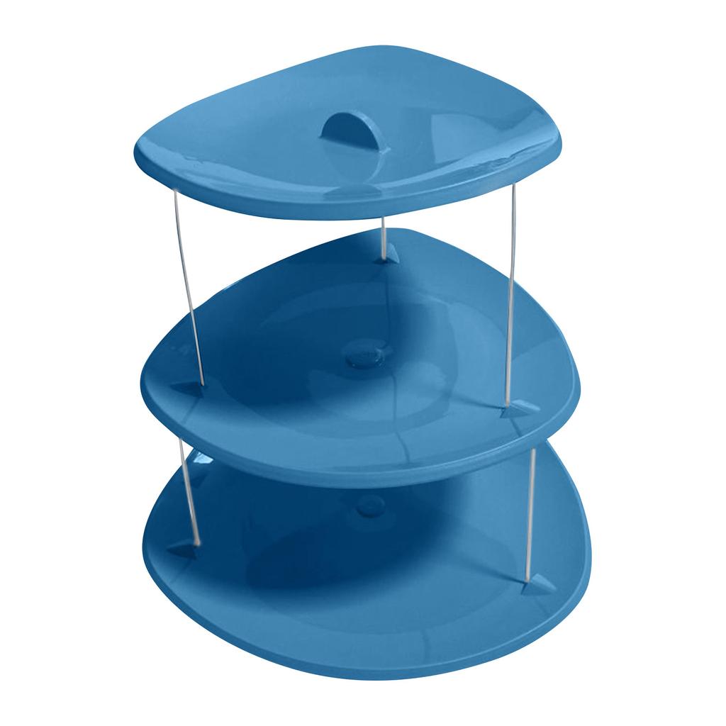 Party Tray 3 Tier Decorative Plastic Appetizers Trays For Serving Sandwiches Cake And Sliced Cheese