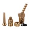 Waterline Fountain Nozzles Adjustable Brass Water Curtain Fountain Nozzle M10 M12 M13 M14 Male Thread Pond Pool Landscape Supply