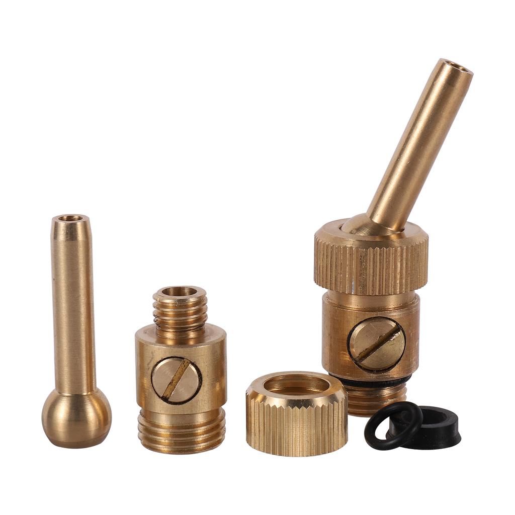 Waterline Fountain Nozzles Adjustable Brass Water Curtain Fountain Nozzle M10 M12 M13 M14 Male Thread Pond Pool Landscape Supply
