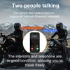 Y80 2x Motorcycle Helmet Intercom Waterproof Riding Bluetooth Headset 500m Walkie Talkie Noise Reduction Hands-free Call Music Player Moto Interphone