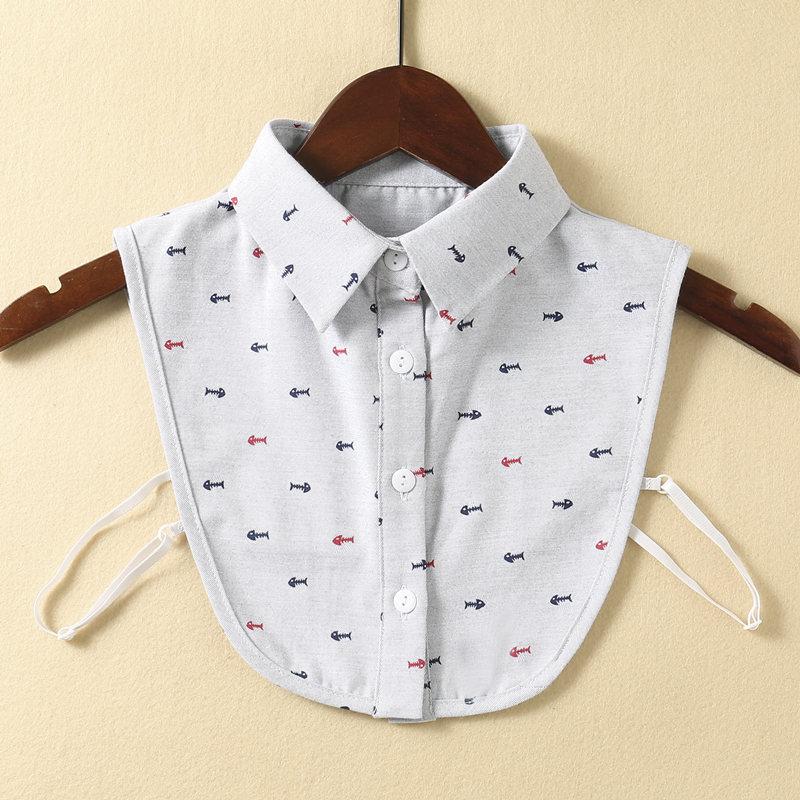 

Универсальный принт Поддельный воротник Женский сезонный свитер Декоративный воротник Поддельный воротник рубашки Поддельный воротник