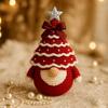 Weihnachts Häkelset Materialpaket Häkelanfänger-Set DIY Handwerk Stricken Weihnachtsbaum Wichtel Set Festival Weihnachtsdeko