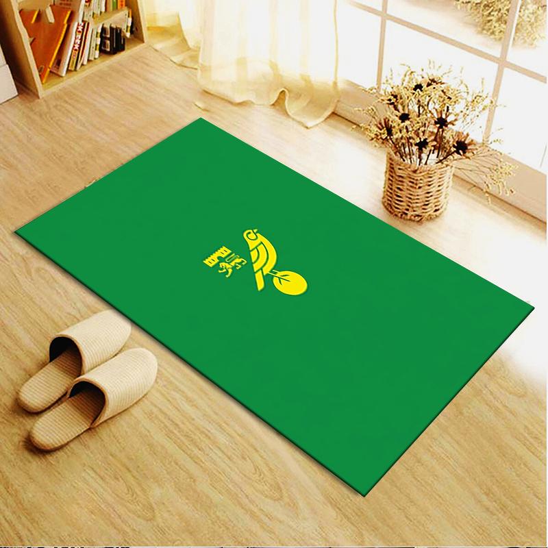 Norwich City FC Carpet Rug for Living Room Bedroom Home Sofa Decoration,Kids Play Non-slip Floor Mat