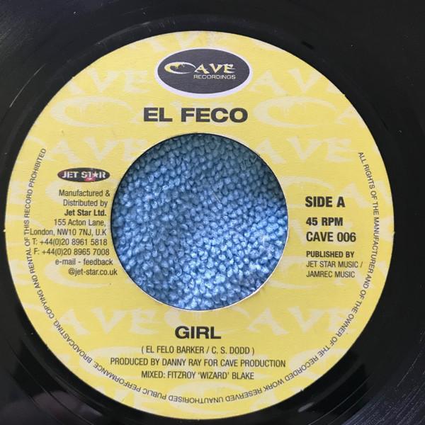 

7inch Record EL FECO Girl CAVE006 Cave UK Reggae Ska Dub Used