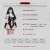 Erotic Sexy Anime Nun Uniform Cosplay Women PU Leather Transparent Hollow Bodysuit Gothic Sister Maid Costume Halloween Jumpsuit