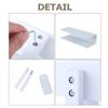 Metal Construction Bifold Door Lock Easy to Install Safety Design Sliding Lock Easy to Operate Durable Metal Child Safety Lock