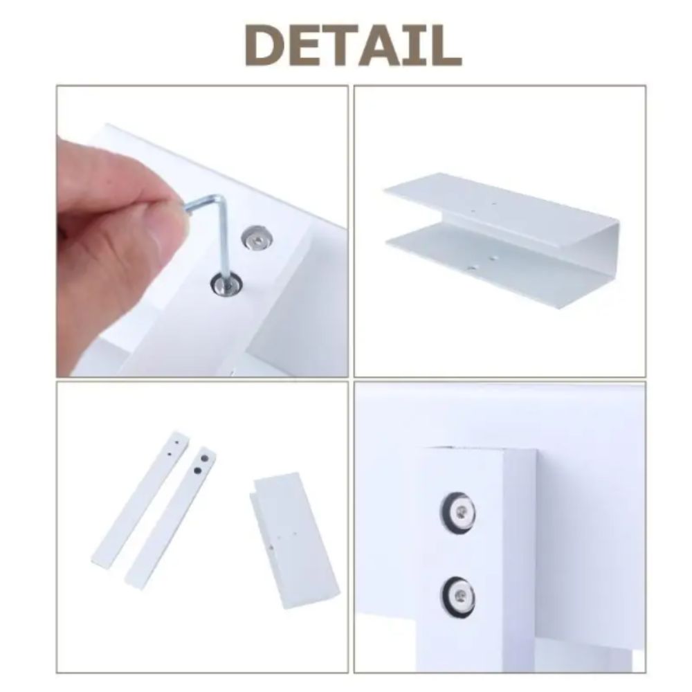 Metal Construction Bifold Door Lock Easy to Install Safety Design Sliding Lock Easy to Operate Durable Metal Child Safety Lock