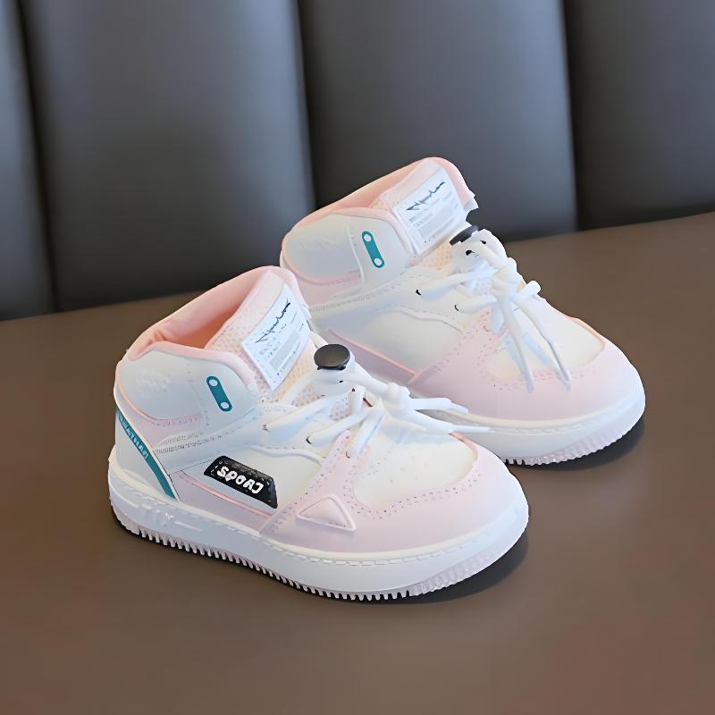 Children's sports shoes, casual sneakers, high-top basketball shoes, soft-soled baby shoes