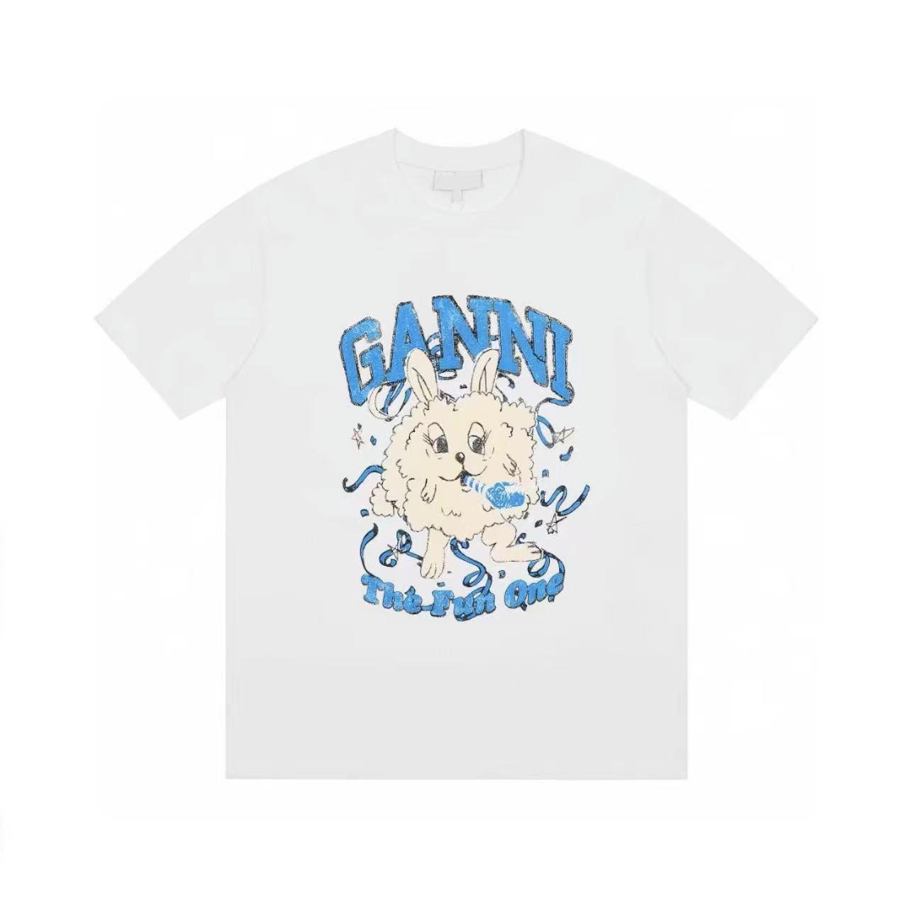 

High-Quality Korean Trend GAN Lemon Print Unisex T-shirt - Summer Round Neck Short Sleeves S