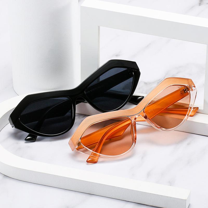 Sunglasses, Trendy Cat Eye Sunglasses For Women, Triangular Sunglasses 9119