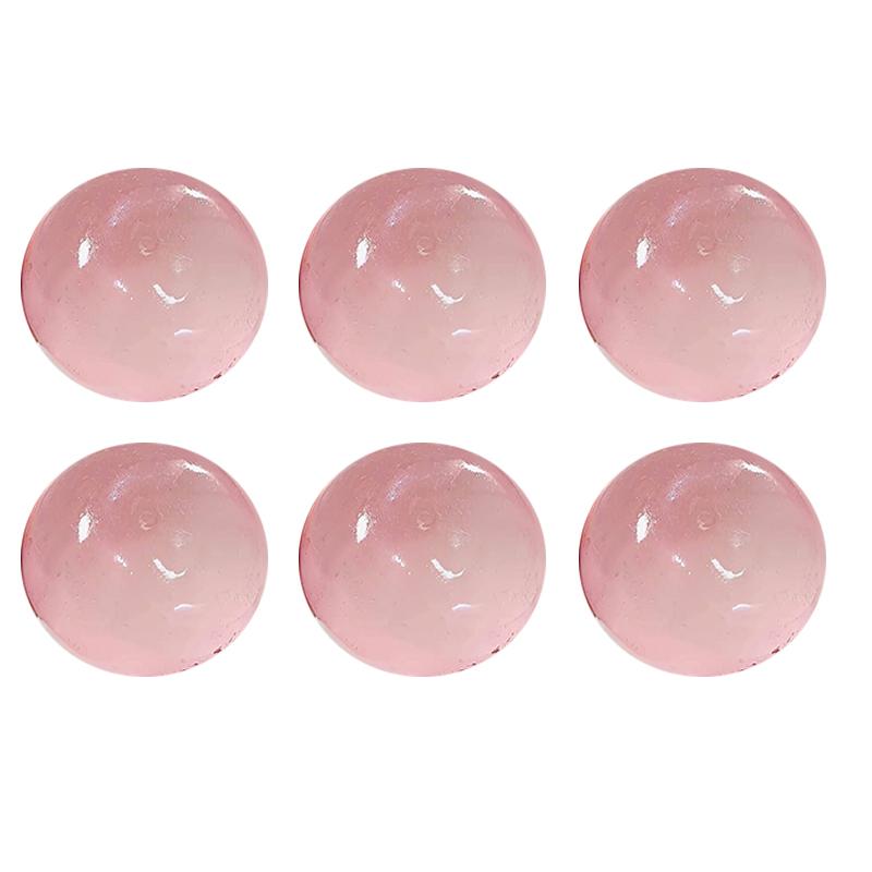 

Blue Maltose Squishy Toy Cute Mochi Anti Stress Fidget Toy Soft Simulated Bule Transparent Ball Quick-rebound Decompression Toy 6Pcs,4cm
