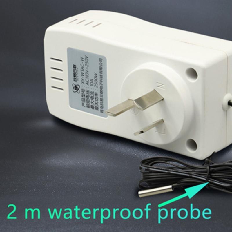 Programmable Thermostat Outlet Plug for Space Heaters 110~220V Heavy Duty