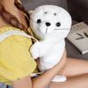 Plushie Doll Seal Plush Schoolbag Cute White Sea Lion Plush Bag Lovely Stuffed Backpack  Baby Kids