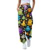 Women's Casual Fashion Halloween Print Casual Pants Sweatpants Long Pants Drawstring Elastic Waistband Cuffed Pants