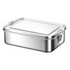 ZISIZ Square Stainless Steel Lunch Box