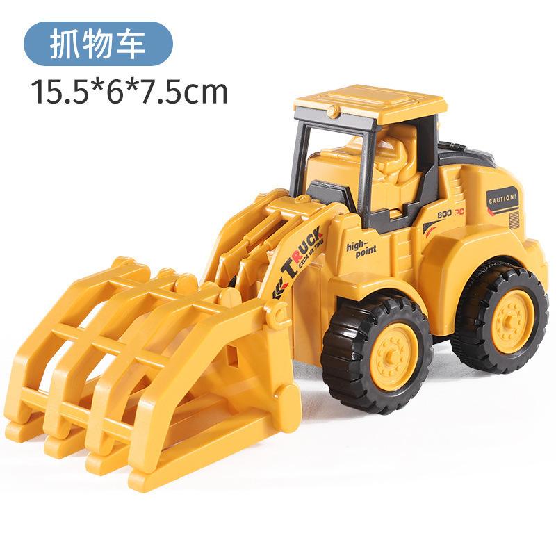 

Детский игрушечный дорожный каток, инженерная машина, крупногабаритный литой кран, экскаватор, бульдозер, погрузчик, подарок для мальчика уплотнение коричневого