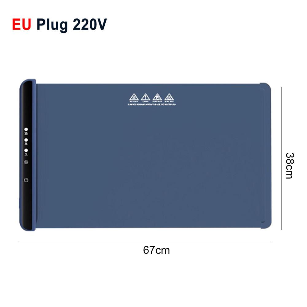Foldable Electric Warming Tray Portable Smart Food Fast Heating Mat Household Electric Food Warmer Plate