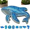 Reusable Silicone Concrete Molds Ocean Theme Garden Art Stepping Stone Easy Release Molds 15.75in