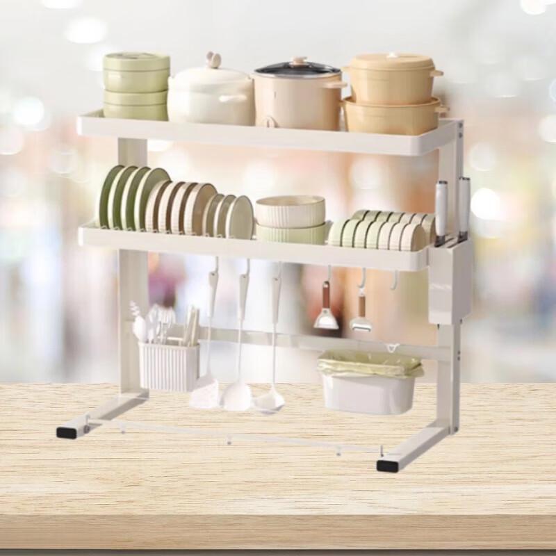 Double-Layer Over-Sink Kitchen Storage Organizer