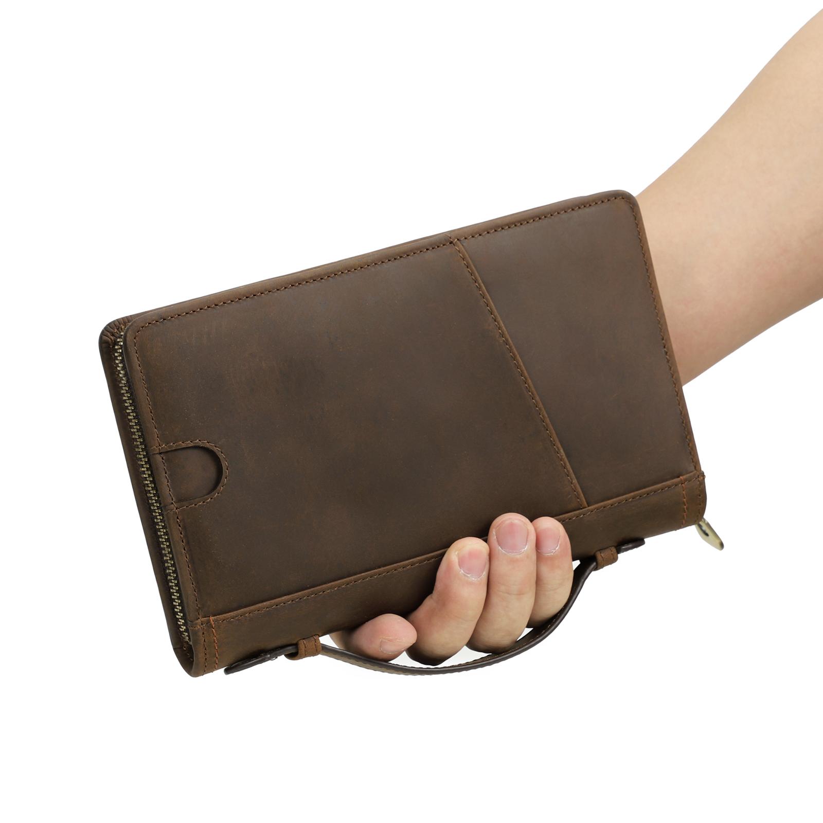 CONTACT S мужские кошельки из натуральной кожи для паспорта — фото 4