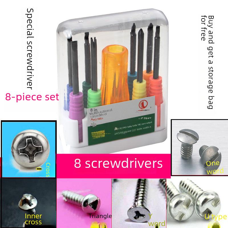 Y-Shaped & U-Shaped Triangular Special Screwdriver Set for Bullet Head Plug-in Board