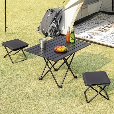 Tragbarer multifunktionaler Outdoor-Picknick-Camping-Klappstuhl, ultraleichter Angelhocker, Reisehocker, Angelzubehör