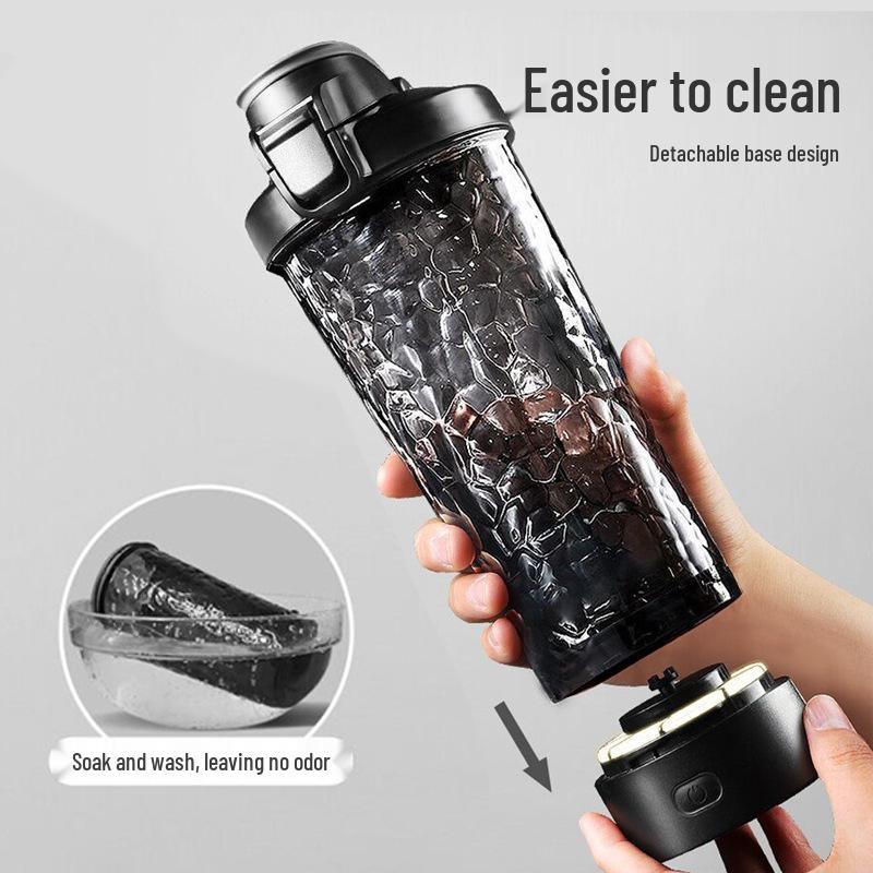 Rechargeable Electric Shaker Cup with Automatic Mixing for Coffee and Milk Powder