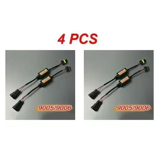 New 1~4PCS LED Canbus Car Headlights Error Free Resistor for SUV Fog Lights H4 H7 H1 H11 9006 9007 Adapter Anti-Flicker Tools