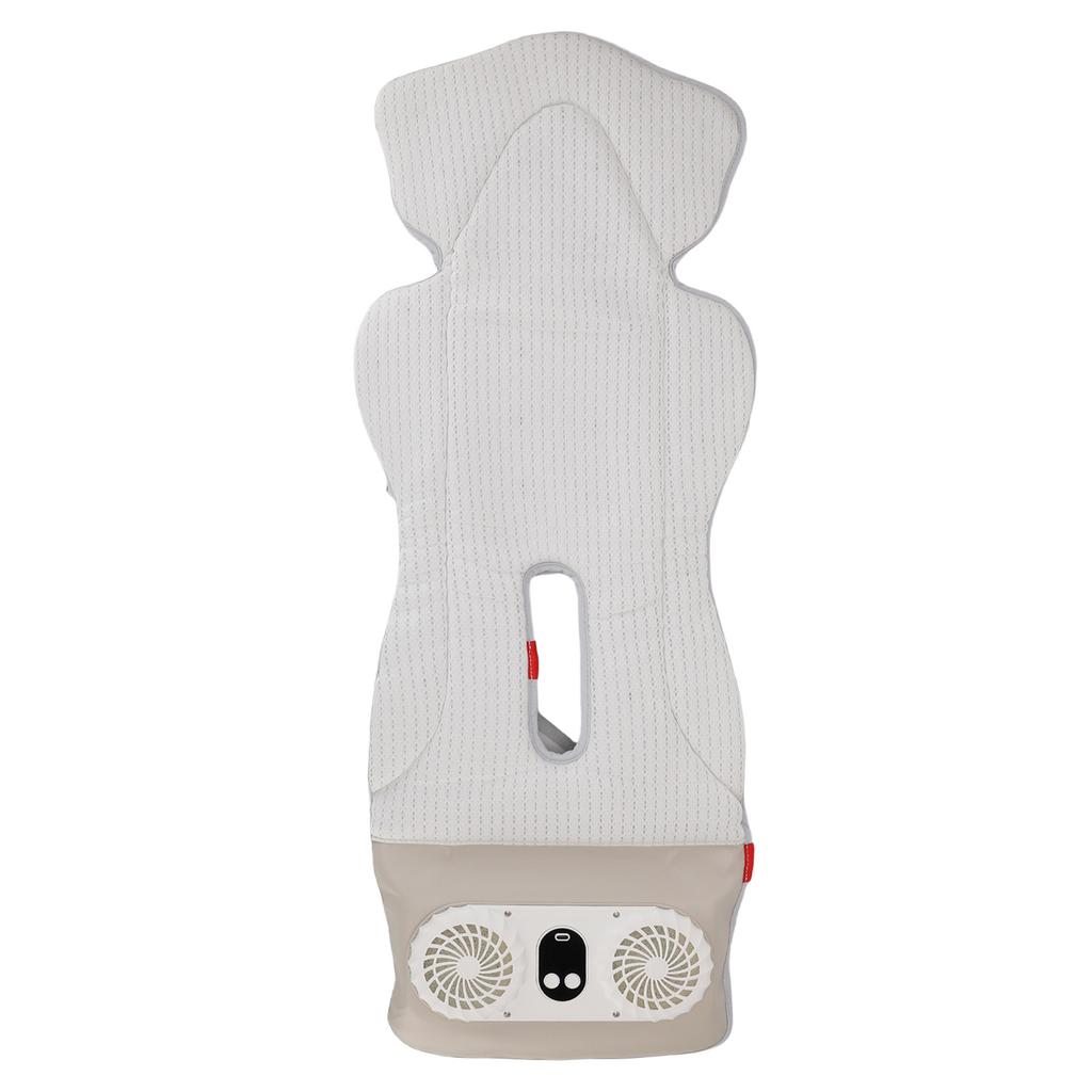 Baby Car Seating Cooling Liner Cordless 3 Wind Speeds Rechargeable 2 Fans Electric Baby Stroller Ventilation Pad