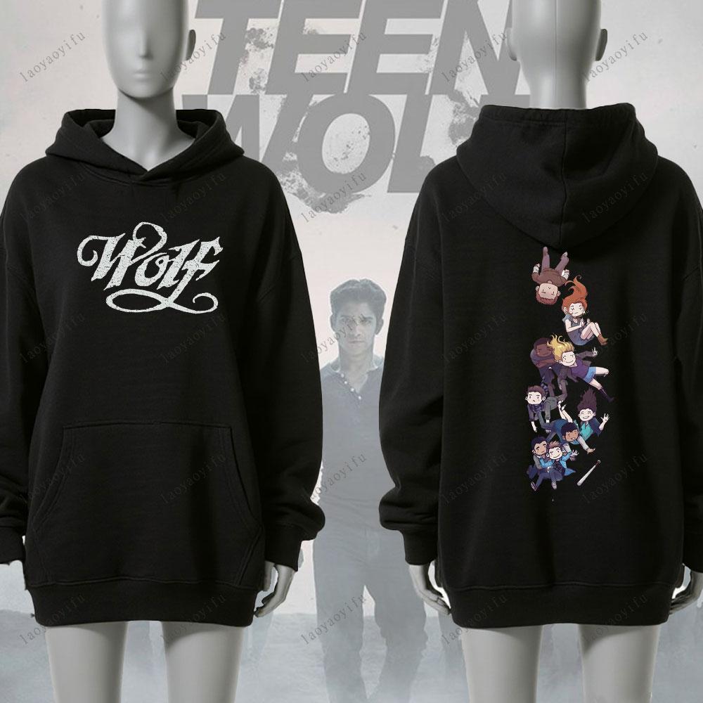 Teen Wolf Hoodie Men Pullover Novelty Trending Clothes Autumn and Winter Keep Warm Tracksuit Street Fashion Sportswear