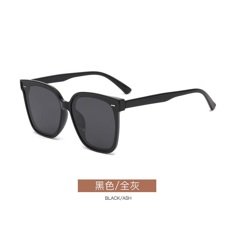 Fashion large frame TR polarized glasses women's high-end versatile UV-proof sunglasses show face small glasses men