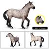 Oenux Farm Animals Steed Foal Clydesdale Arabian Horse Model Action Figures Equestrian PVC Collection Education Kid Toy Gift