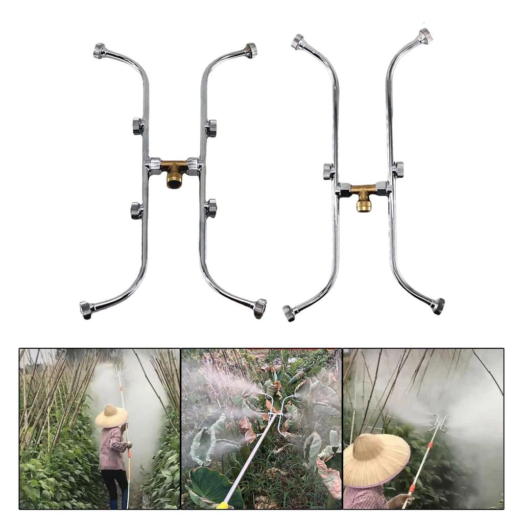 Gardening Spray Head M14*1.5mm Universal Fine Mist Nozzles Sprinkler Multi Head Spraying for Watering Cleaning Fruit Patio Lawn