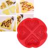DIY Waffle Mold Reusable Silicone Muffin Cake Mould Baking Utensil Kitchen Accessory(4Grid