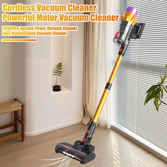 Cordless Vacuum Cleaner with Touch Screen 35000Pa Suction Power High Efficiency