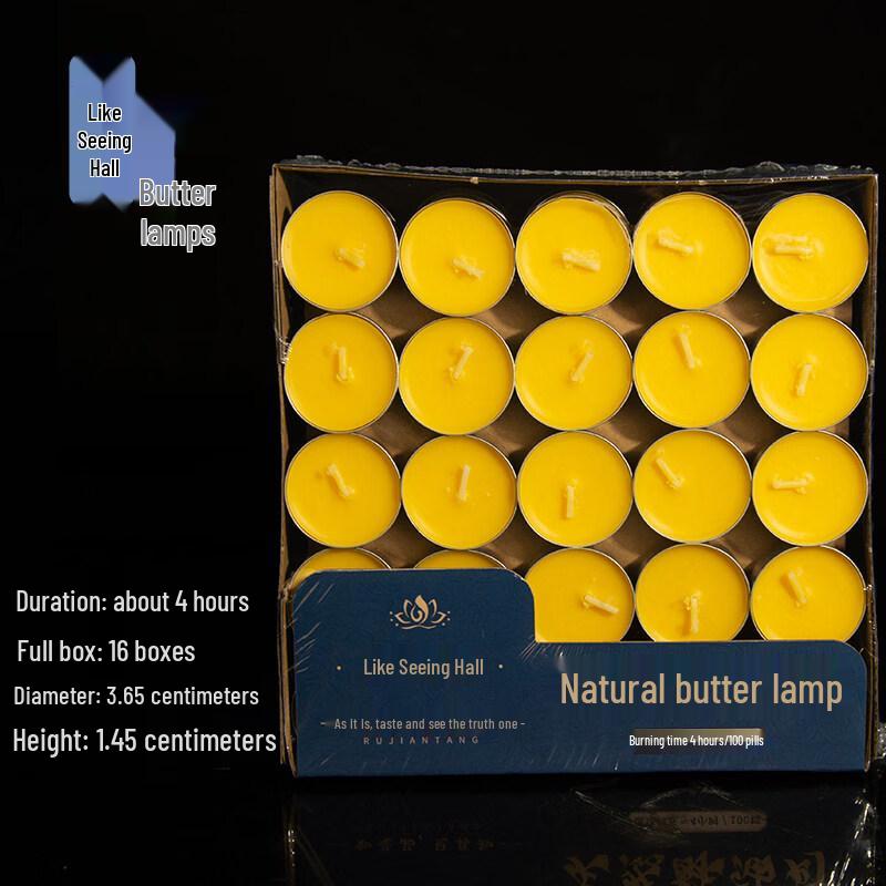 Pure Ghee Tea Light Candles