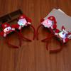 Christmas Decorations Glowing Hand Buckles Santa Claus Children's Gifts Party Atmosphere Props Bells Handmade