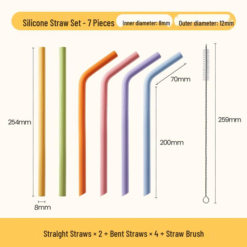 LocknLock Reusable Silicone Drinking Straw