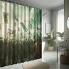 Zombie Rain Of Money Shower Curtain Set, Water-Resistant Polyester, Bathtub Partition, Fantasy Bathroom Decor, All Seasons