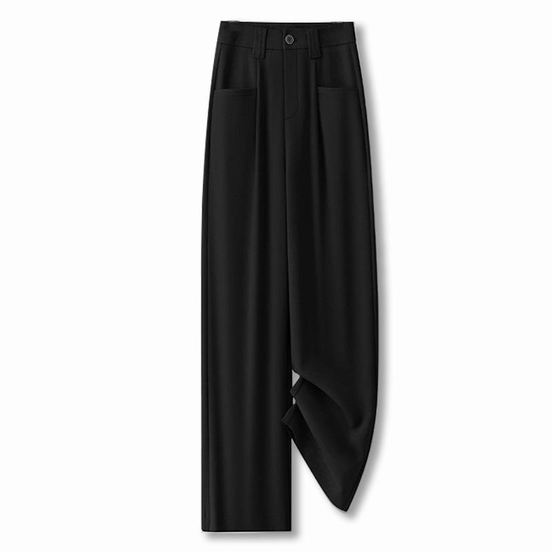 

Women s Khaki High-Waisted Wide-Leg Pants - Summer 2024 Collection 31 хаки