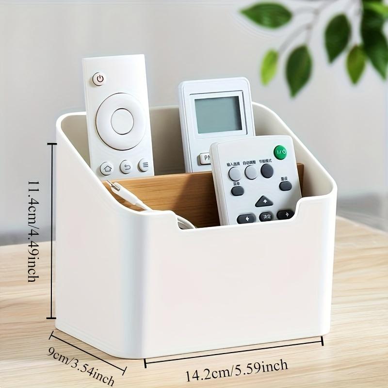 

Многофункциональный ящик для хранения, органайзер для пульта дистанционного управления для телевизора и кондиционера, практичная коробка для салфеток, ящик для хранения домашней косметики белый