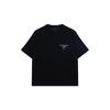T-Shirts Men's Black Crew Neck Moderate UJN896-14K7-F0002-S-OOO