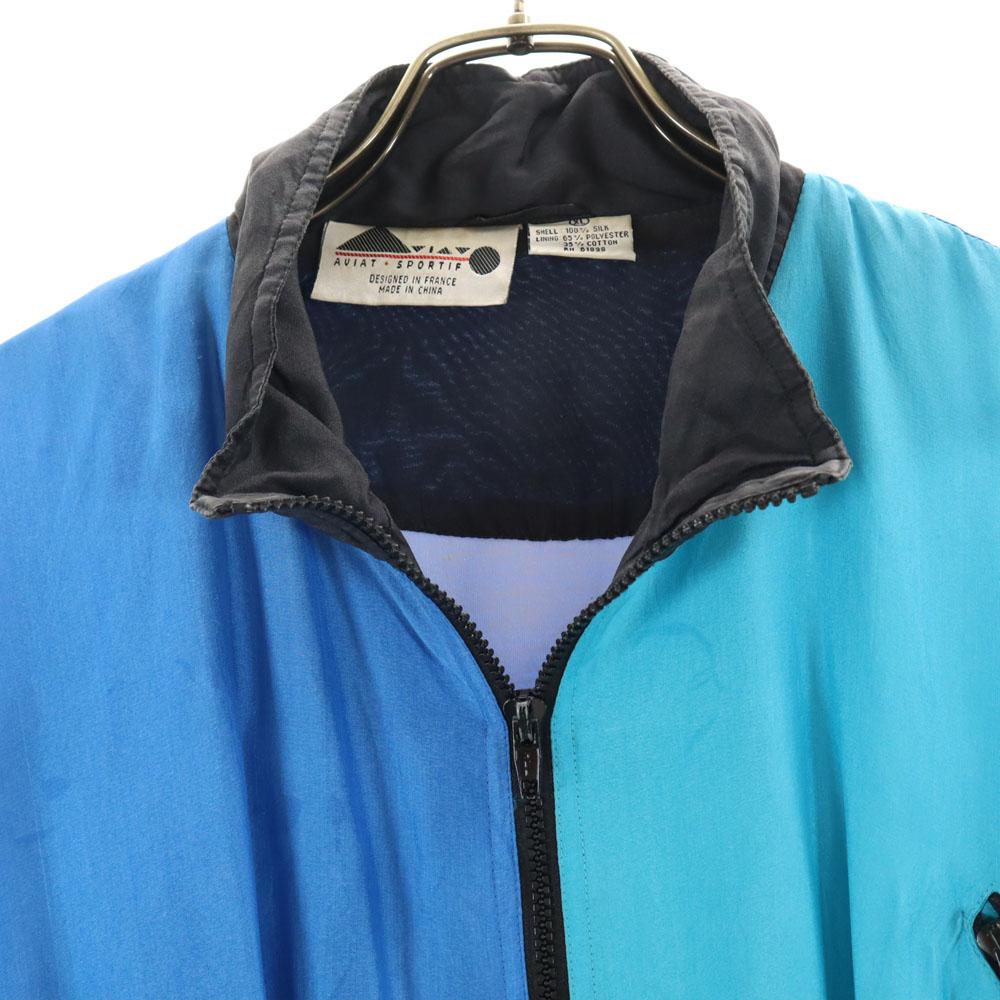 AVIAT SPORTIF 90s Silk Old Jacket XL Blue Other Men's Used