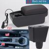 For Renault Logan 2 Armrest Box For Dacia Logan 2 Dokker Renault Sandero 2 Car Armrest Interior Retrofit Accessories Storage Box