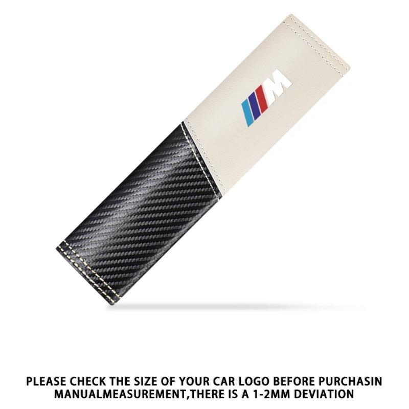 2pcs Carbon Fibre Seat Belt Covers Car Shoulder Pad Seat Belt For BMW E46 E90 E60 F30 E87 E36 F20 E92 Serie 1 Car Accessories