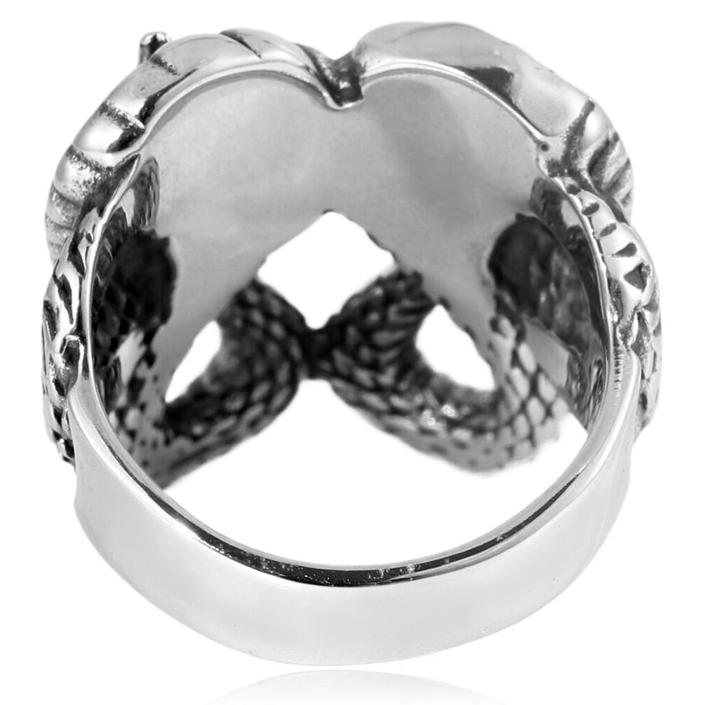 2026 Snake Ring, European and American Retro Men's Ring.