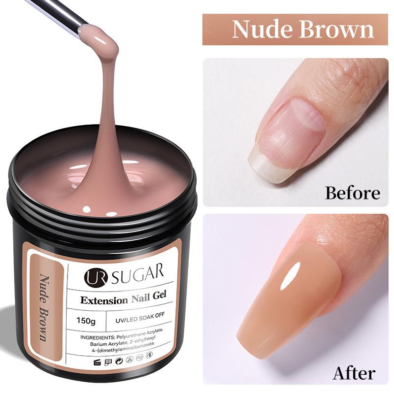 UR SUGAR Quick Nail Extension Gel 150g Großes Nachfüllflüssigkeit für Nagelkunst – Stark Langlebig Einfach anzuwenden