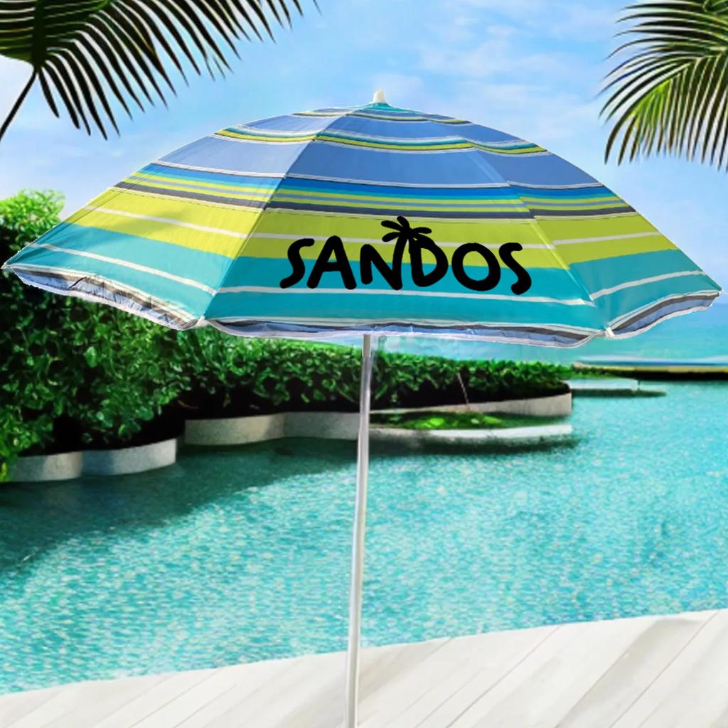 Guarda-sol de praia - riscas